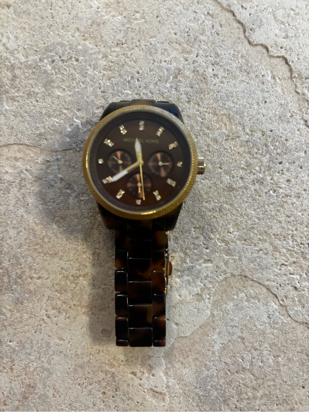 Michael Kors Brown Tortoiseshell Watch